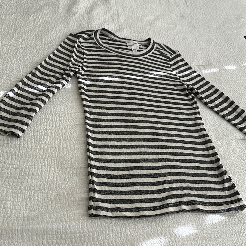 Michael stars - anthropology ladies top, super stretchy, three-quarter sleeves.